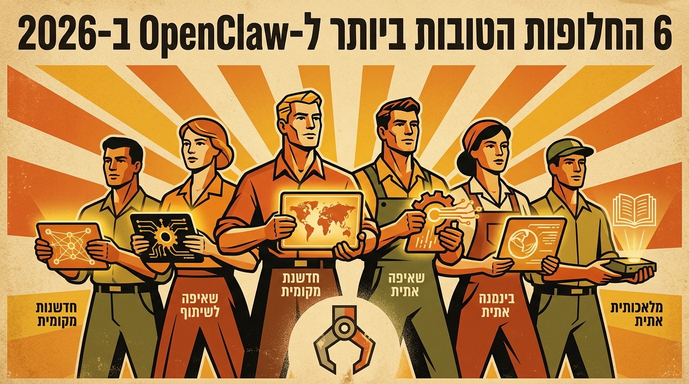 6 החלופות הטובות ביותר ל-OpenClaw ב-2026