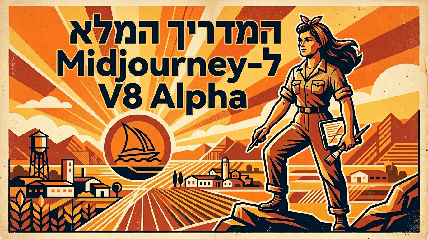 המדריך המלא ל-Midjourney V8 Alpha והפיצ'רים שמשנים את חוקי המשחק
