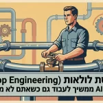 תרשים הנדסת לולאות: טריגר, סוכן AI, בודק ותנאי עצירה בלולאה סגורה